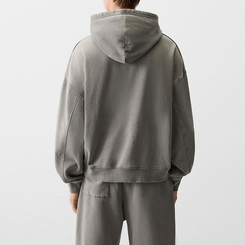 our acid wash hoodie set at hongfeng gives you a modern, edgy look with comfort.